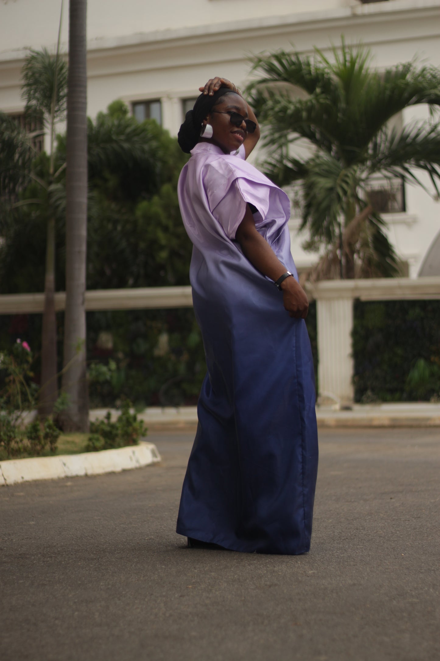 Signature Bubu Dress - Mikado Ombre
