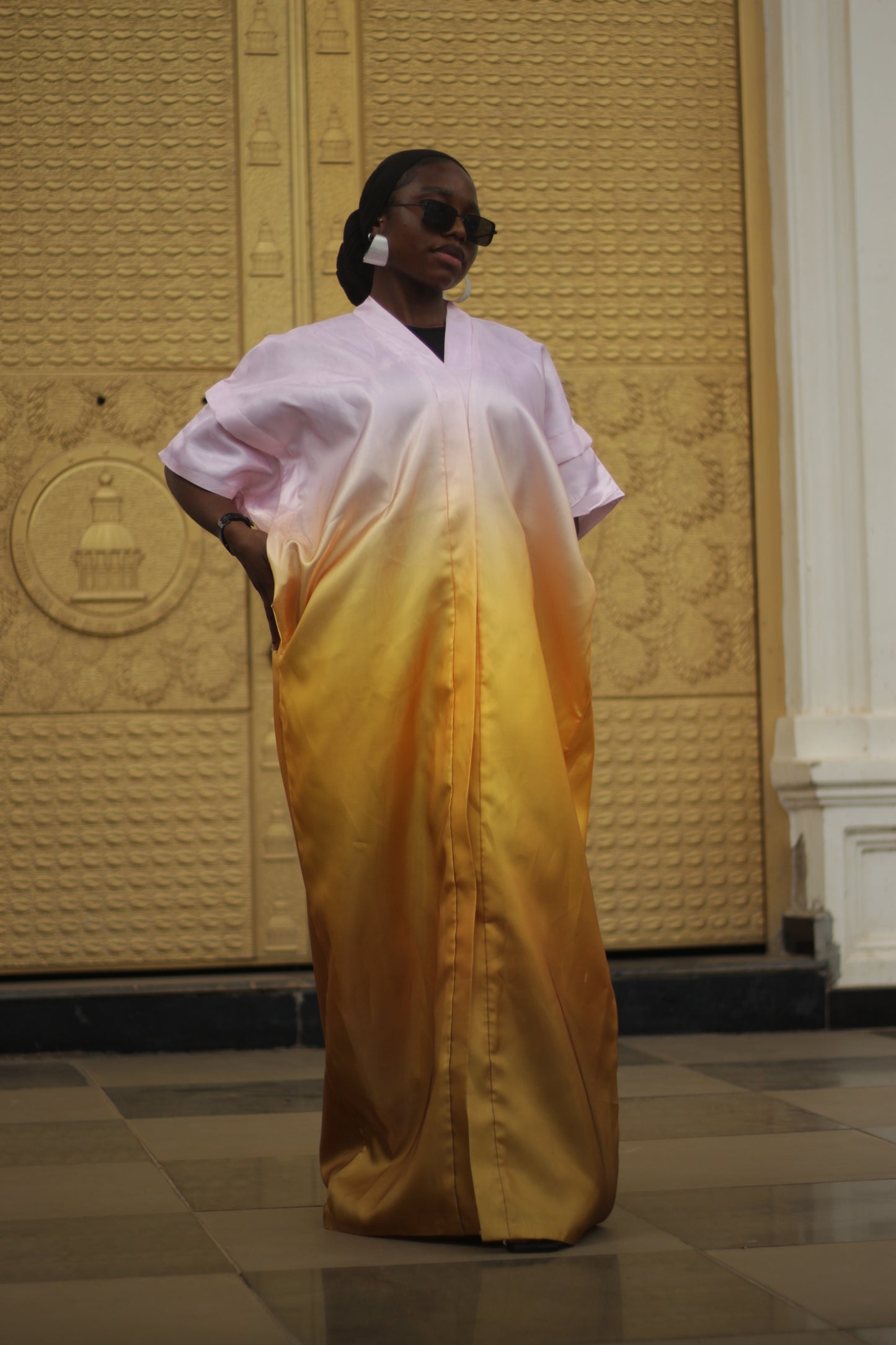 Signature Bubu Dress - Mikado Ombre