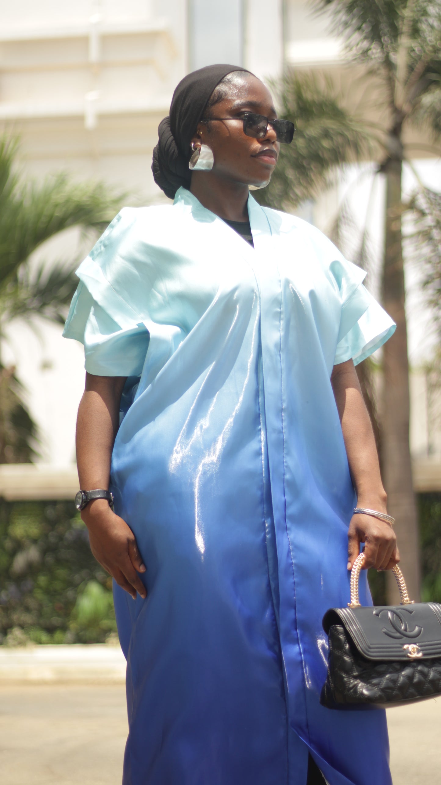 Signature Bubu Dress - Mikado Ombre